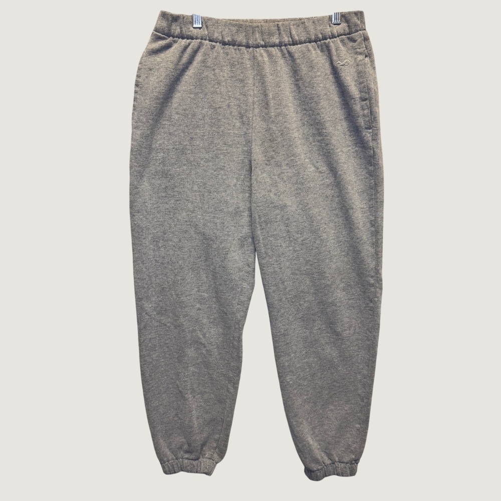 2353 | Hollister Adjustable-Rise Fleece Jogger Sweatpants Gray Medium